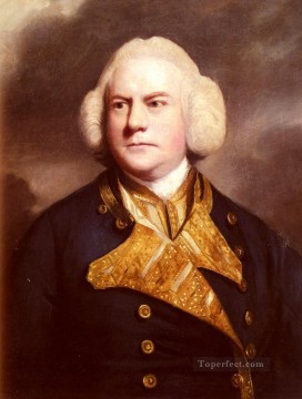  Cot Pintura al %C3%B3leo - Retrato del almirante Thomas Cotes Joshua Reynolds